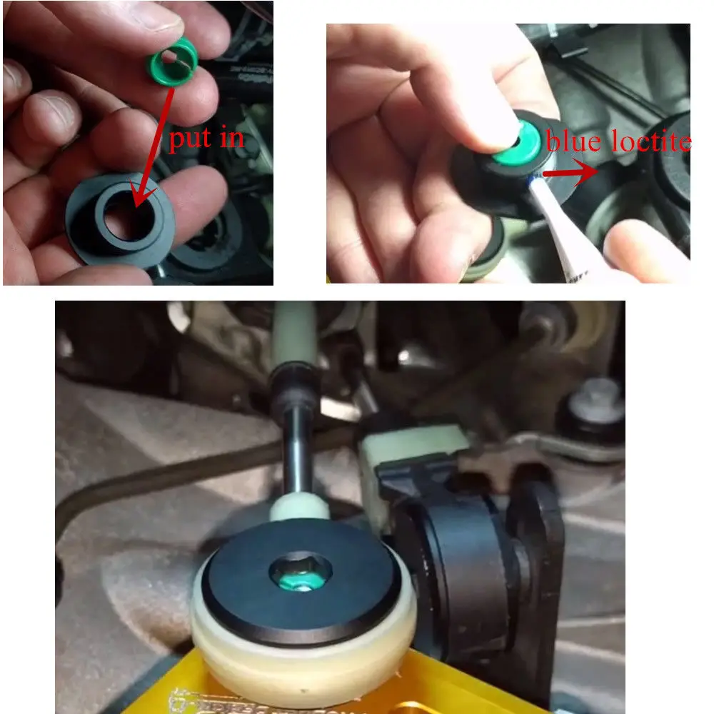 솔리드 알루미늄 시프트 케이블 엔드 부싱, 시프트 케이블 경사 제거, 포드 포커스 ST & RS 성능 업그레이드