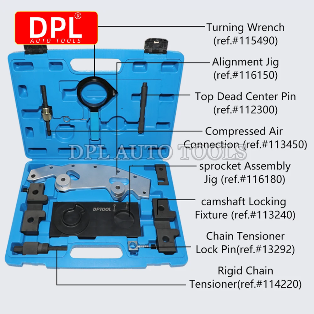 더블 Vanos 트윈 캠축 정렬 타이밍 잠금 도구 키트, BMW M52TU M54 M56 과 호환