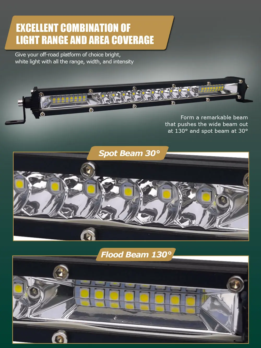 슈퍼 슬림 LED 바 LED 라이트 바, 자동차 트랙터 보트 오프로드 4WD 4x4 트럭 SUV ATV 12 24V, 11 인치, 21 인치, LED 작업등