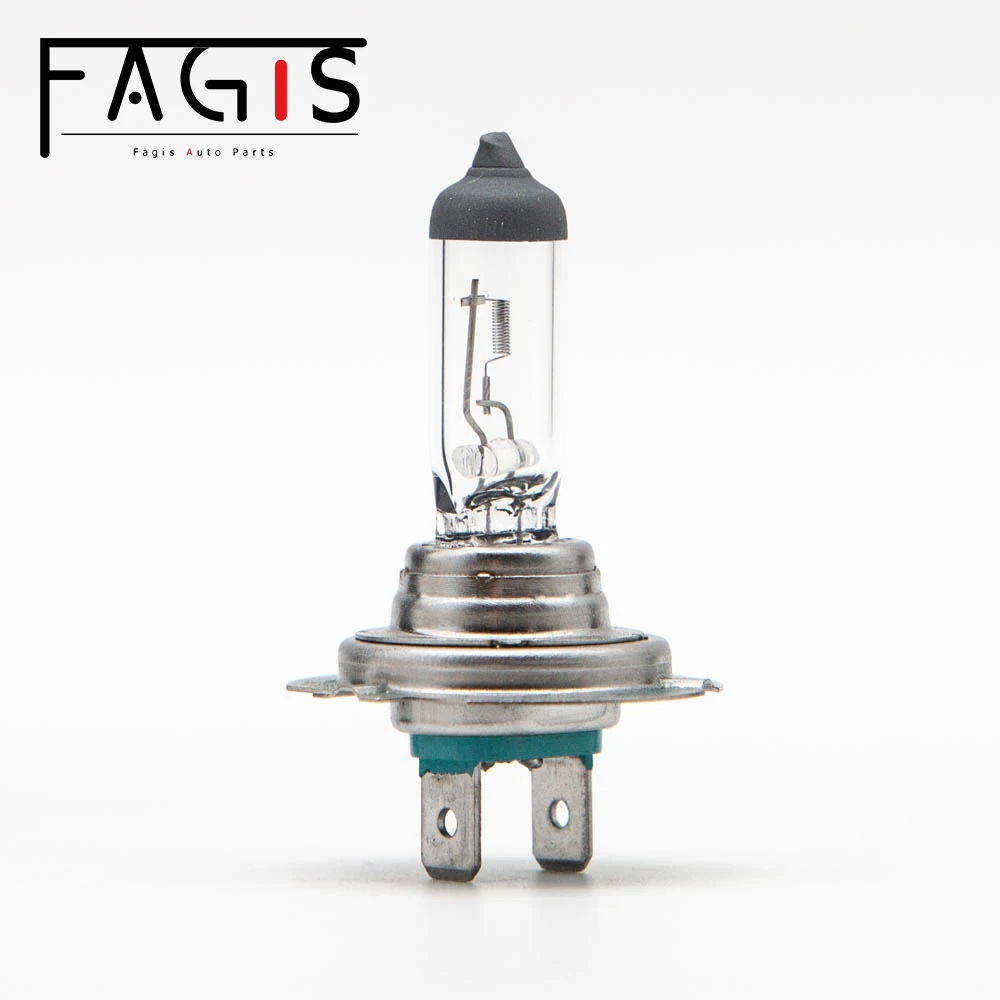 Fagis 따뜻한 흰색 자동차 헤드라이트 전구, 할로겐 램프, 소스 주차, H7, 12V, 55W, 3350K, 2 개