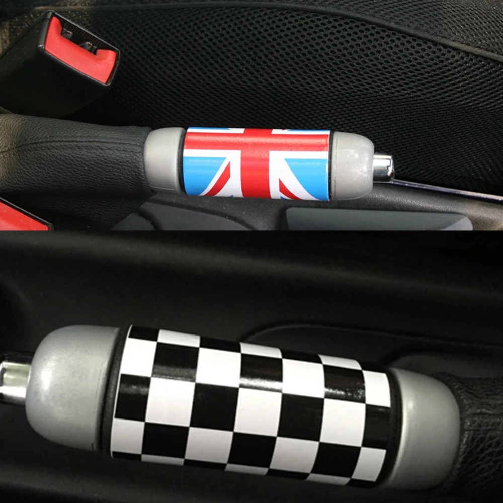 유니버설 유니온 잭 자동차 핸드 브레이크 스티커, 미니 쿠퍼 원 JCW S 클럽맨 컨트리맨용 데칼, 자동차 액세서리 스티커, 신제품