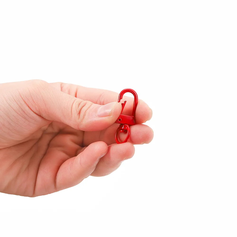 합금 스냅 랍스터 걸쇠 후크, DIY 키 체인, 목걸이 팔찌 액세서리 용품, 도매, 10 개
