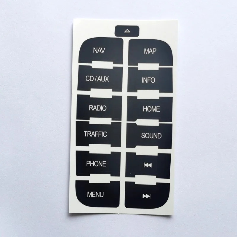 포드 S MAX MK1 GALAXY MK3 MONDEO MK4 용 비닐 수리 스티커, 2006 2015 고정 마모 내비게이션 라디오 CD 플레이어 기후 패널