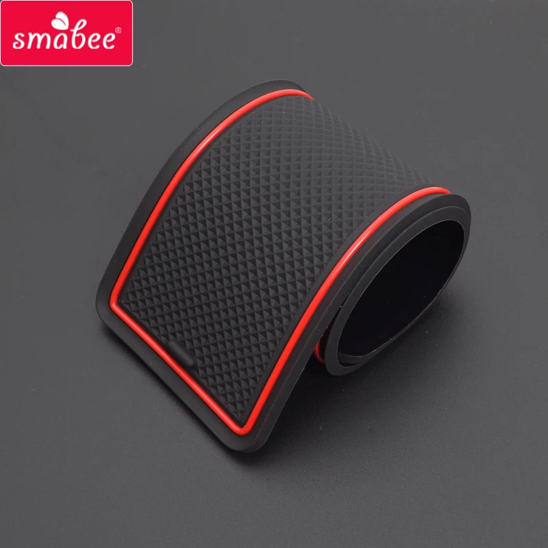 Smabee 현대 코나 EV 일렉트로 MY 2020 - 2022 용 전기차 미끄럼 방지 게이트 슬롯 컵 매트, 미끄럼 방지 문짝 그루브 패드 액세서리