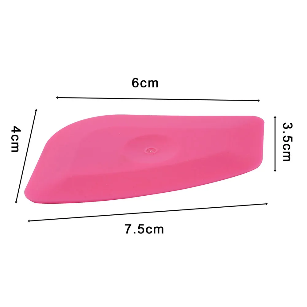 핑크 하드 카드 스퀴지 스크레이퍼 틴트 자동차 비닐 필름 랩 도구 라벨 및 스티커 리무버 플라스틱 자동차 액세서리, 10 개