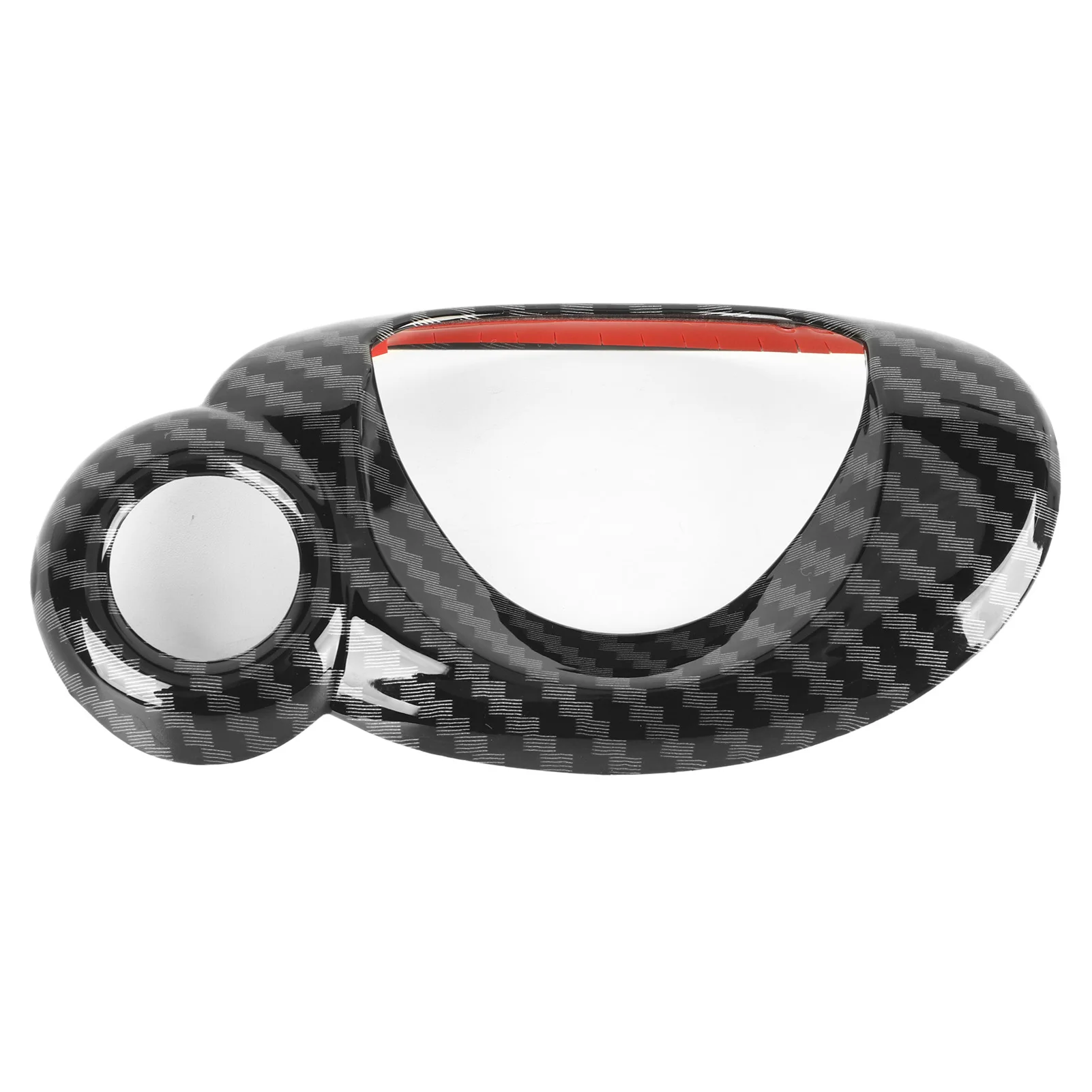 자동차 점화 스위치 키 스타트 트림 스티커, ABS 블랙 탄소 섬유 패턴, 자동차 스타일링 인테리어, 미니 쿠퍼 R54 R56