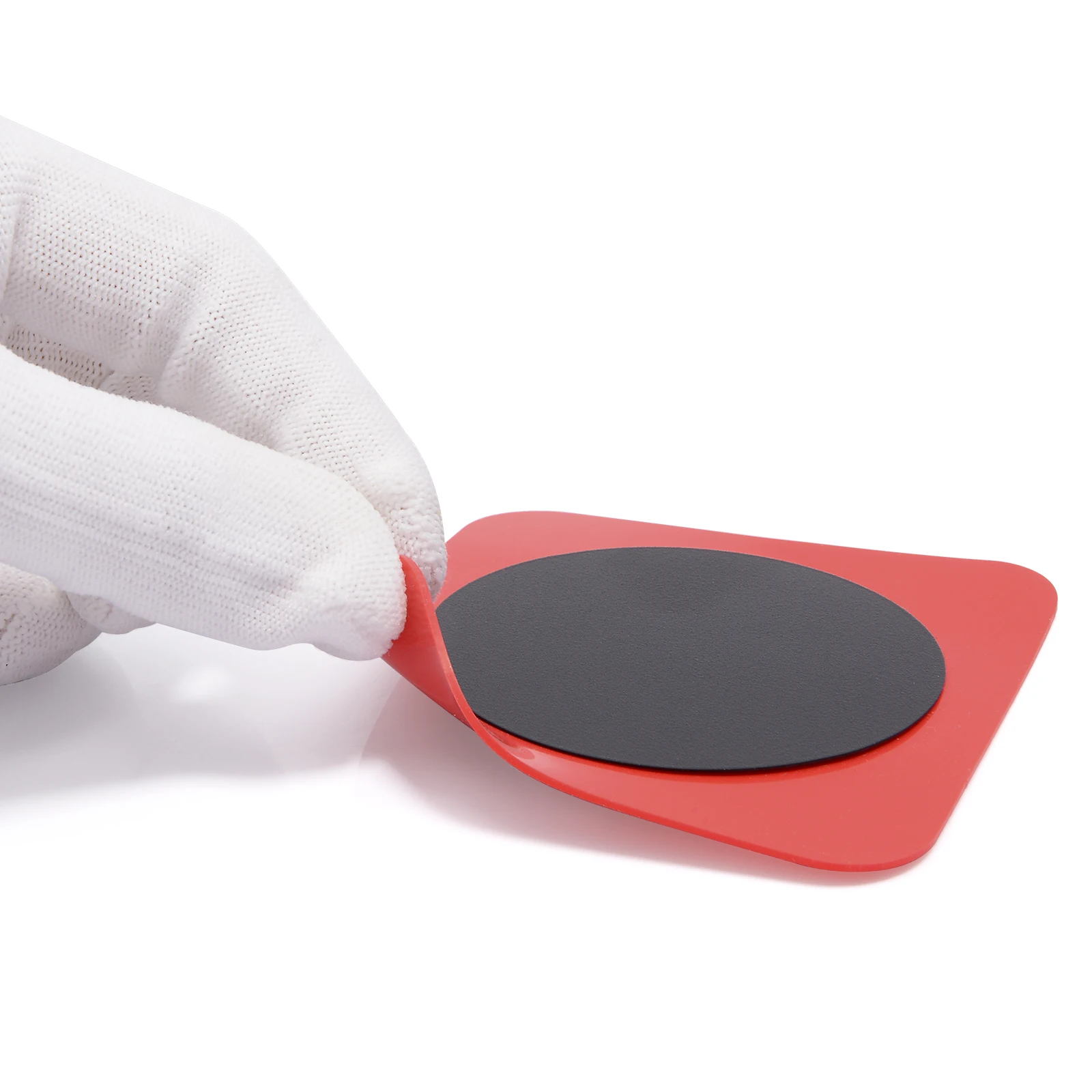 FOSHIO 자동차 포장용 실리콘 흡수 패치 시트, 유리창 틴트 필름 자석 거치대 수리 보조 도구, 탄소 섬유 비닐