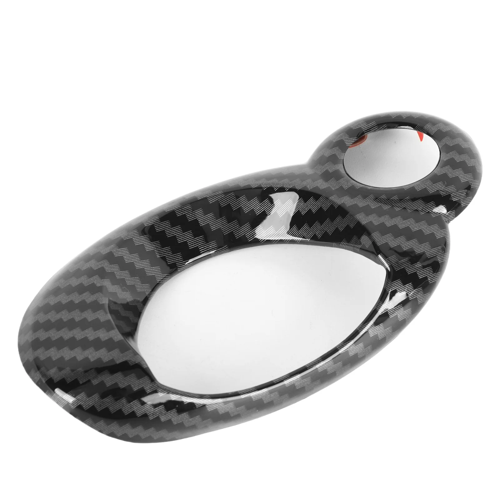 자동차 점화 스위치 키 스타트 트림 스티커, ABS 블랙 탄소 섬유 패턴, 자동차 스타일링 인테리어, 미니 쿠퍼 R54 R56