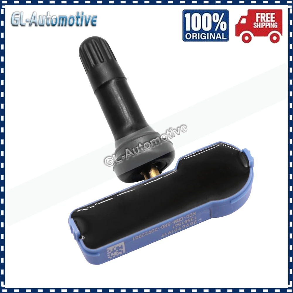 Chevrolet Orlando Silverado Spark Tahoe Tracker Trailblazer Trax 용 (4) TPMS 433MHZ 타이어 압력 센서 세트