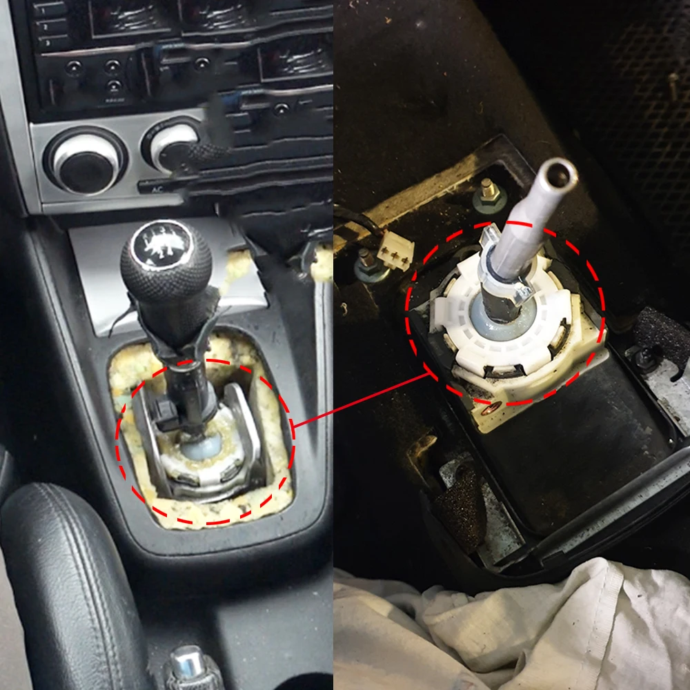 스코다 옥타비아 기어 변속 레버 선택기 기어박스 소켓 부시 수리, MK1 1U2 1U5 1996 1997 1998 1999 2000 2001 2002 2003 2004