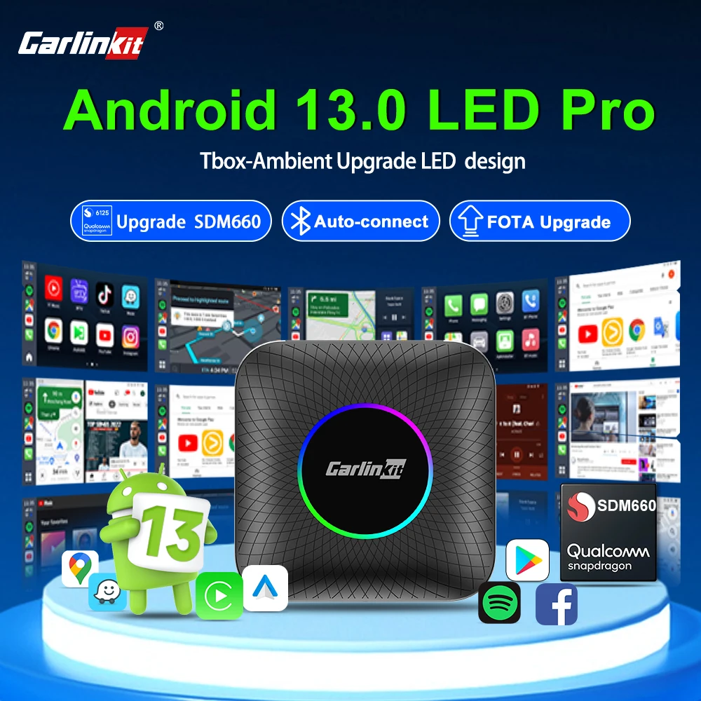 CarlinKit 무선 카플레이, 안드로이드 자동 퀄컴 8 코어, 64G, 128G, 카플레이 Ai 박스, 자동차 비디오 재생, SDM660, 안드로이드 13 TV 박스, 신제품 title=CarlinKit 무선 카플레이, 안드로이드 자동 퀄컴 8 코어, 64G, 128G, 카플레이 Ai 박스, 자동차 비디오 재생, SDM660, 안드로이드 13 TV 박스, 신제품 