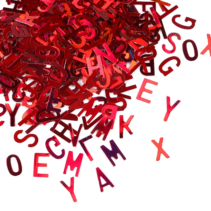 홀로그램 반짝이 영어 알파벳 조각 에폭시 수지 충전 레이저 편지 수지 장식 조각 필러 실리콘 몰드 수제 DIY