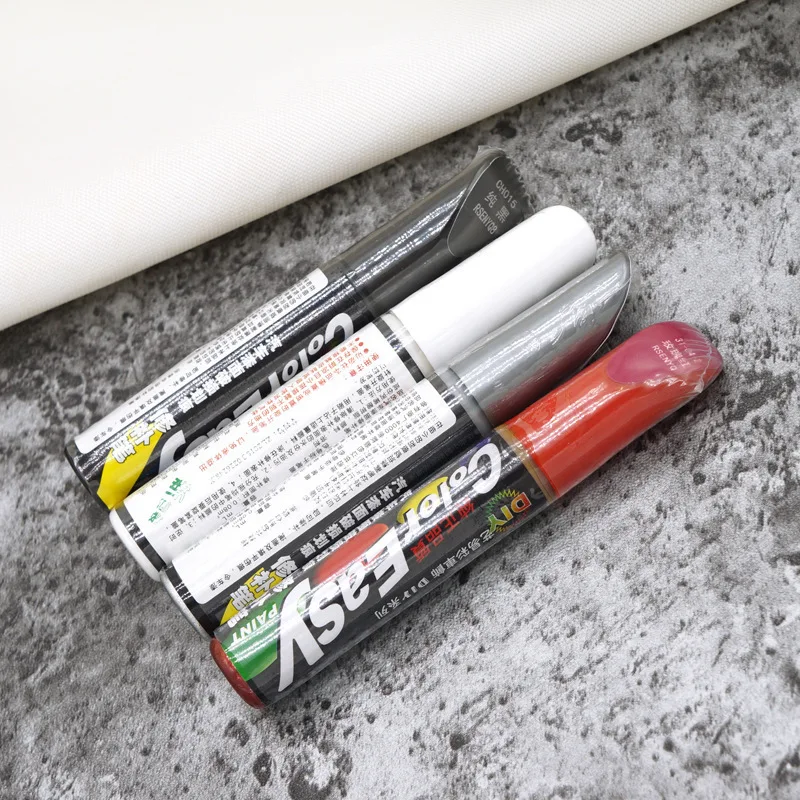 자동차 스크래치 수리 페인트 펜, 방수 및 햇빛 방지, 아크릴 산 송진, 자동차 특정 페인트 펜 세트, 4 색