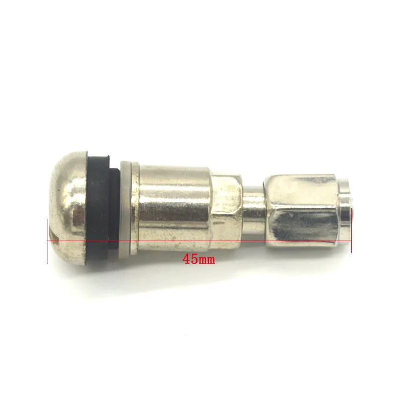 튜브리스 스틸 밸브 마우스, 자동차 타이어 수리, 내부 타이어 없는 황동 스템 더스트 캡, 타이어 밸브, 8 개