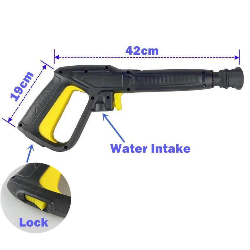 고압 와셔 건, Karcher K2 K3 K4 K5 K6 K7 세차 청소 워터 스프레이 랜스 교체 건, 권총 지팡이 깍지