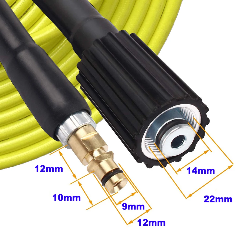 고압 교체 호스 연장 압력 와셔 호스 퀵 커넥터 호스, 카처 K2 K3 K4 K5 K6 K7 호스 커넥터 고압호스 세차호스