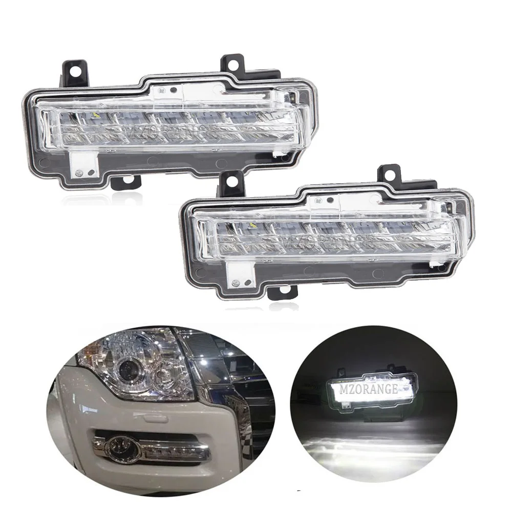 LED DRL for Mitsubishi Pajero 2015 2016 2017 2018 2019 2020, 몬테로 V98 주간 주행 등 헤드 라이트 화이트 Led 안개등 title=LED DRL for Mitsubishi Pajero 2015 2016 2017 2018 2019 2020, 몬테로 V98 주간 주행 등 헤드 라이트 화이트 Led 안개등 