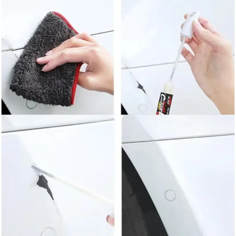 자동차 스크래치 수리 페인트 펜, 방수 및 햇빛 방지, 아크릴 산 송진, 자동차 특정 페인트 펜 세트, 4 색