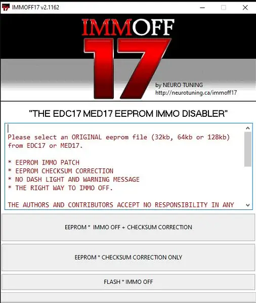 최신 Immo Off iMMOFF17 소프트웨어 EDC17 Immo Off Ecu 프로그램 NEUROTUNING Immoff17 + 무료 keygen + 비디오 설치 + 무료 도움 설치