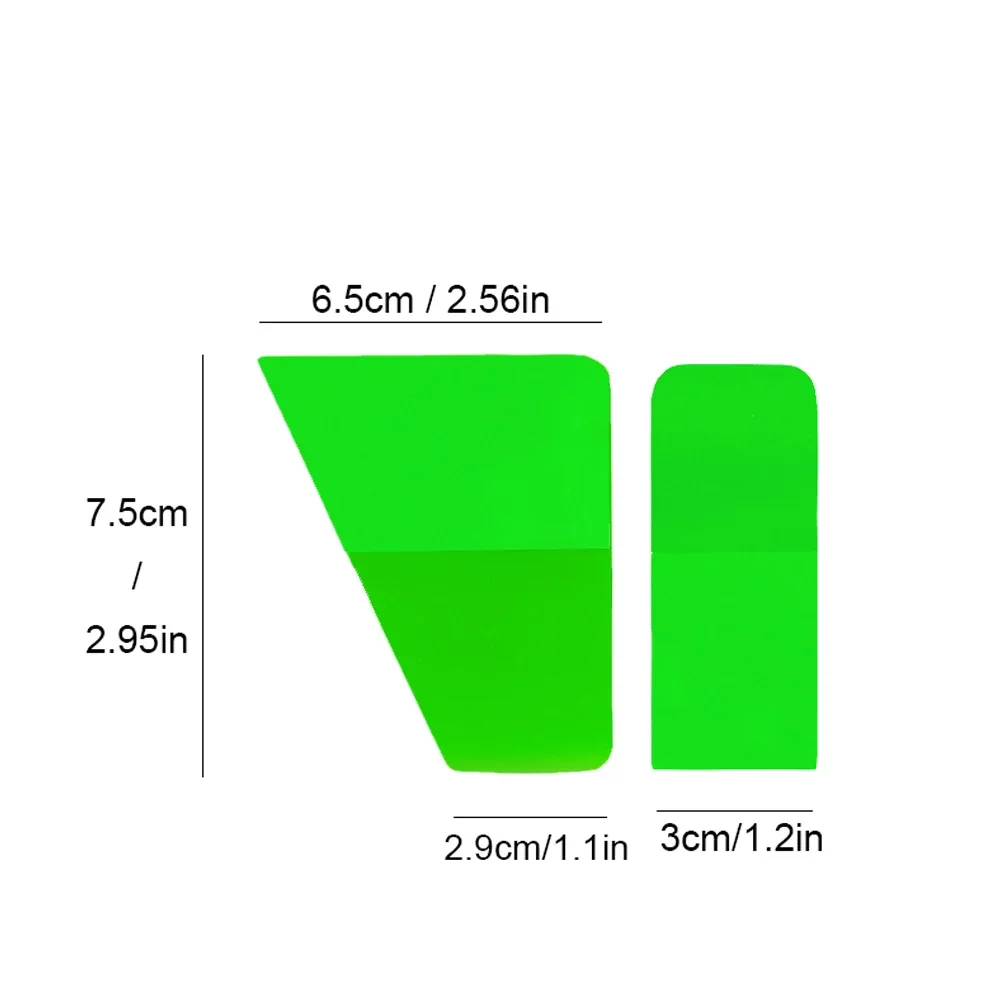 PPF 스크레이퍼 그린 핑크 스퀴지 탄소 섬유 비닐 포장 TPU 고무 스퀴지 자동차 필름 스티커, 디테일링 윈도우 틴트 도구 T21