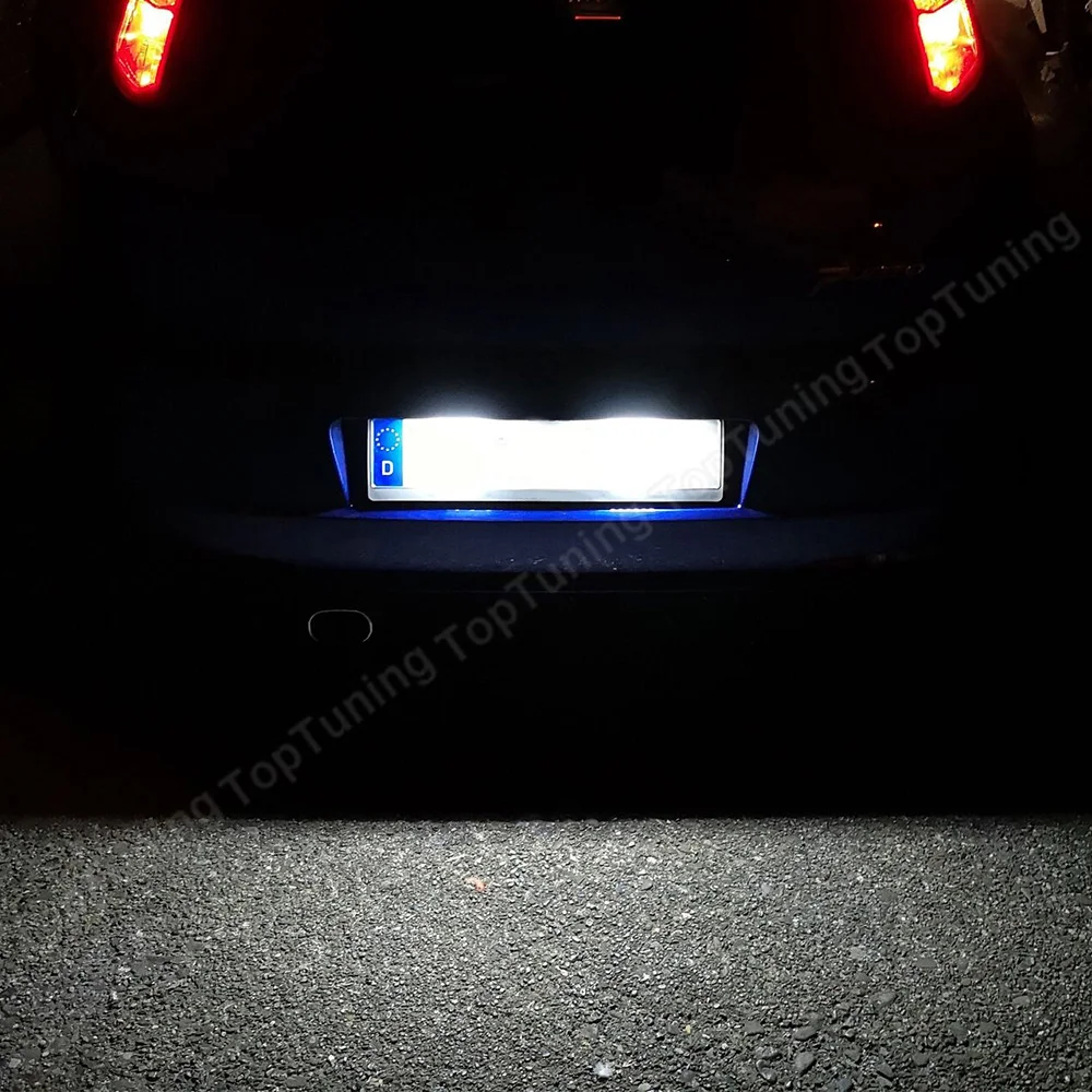 LED 번호판 조명, Opel Vectra C Astra J H Zafira B Insignia Corsa C D Meriva A Tigra B Canbus 번호판 램프, 2PCs