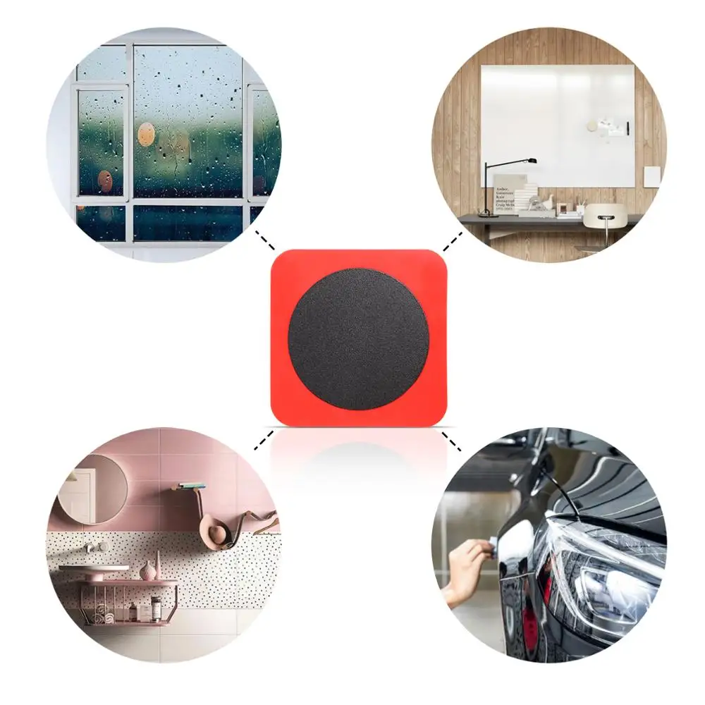 FOSHIO 자동차 포장용 실리콘 흡수 패치 시트, 유리창 틴트 필름 자석 거치대 수리 보조 도구, 탄소 섬유 비닐