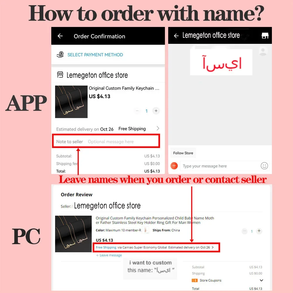 맞춤형 아랍어 이름 목걸이, 남성용 맞춤형 아랍어 스테인레스 스틸 펜던트 쥬얼리, 맞춤형 목걸이 상자, 체인 선물
