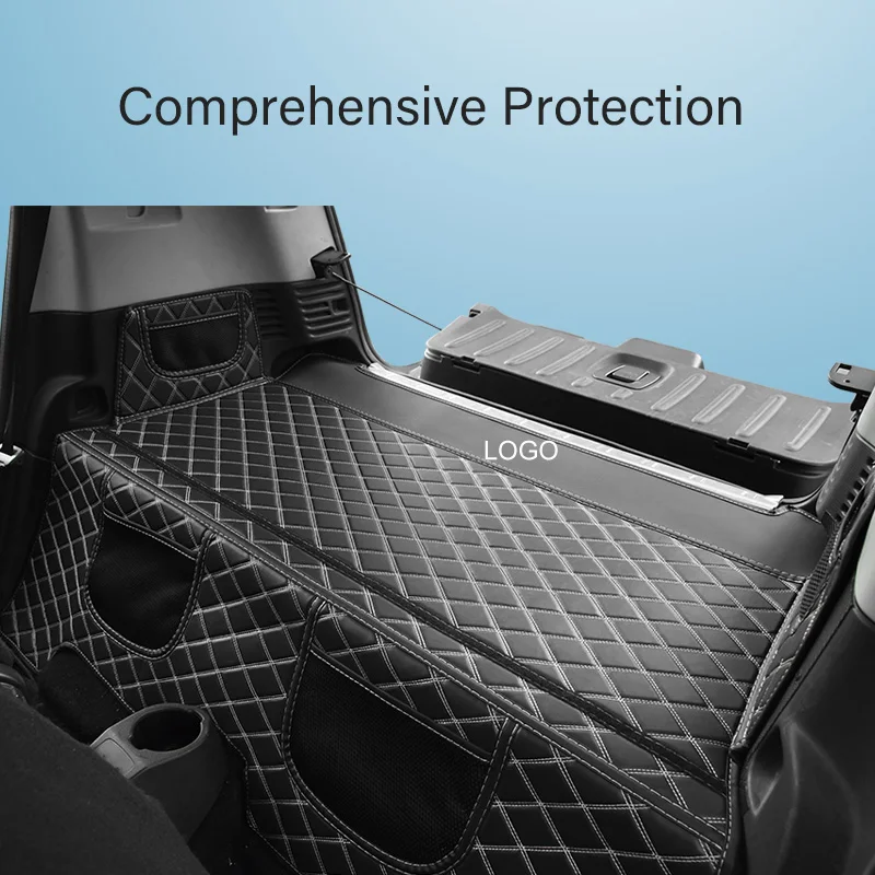 맞춤형 자동차 트렁크 매트 바닥 부트 카펫, 가죽 카고 라이너, 스마트 451, 453, Fortwo, Forfour 2015, 인테리어 액세서리