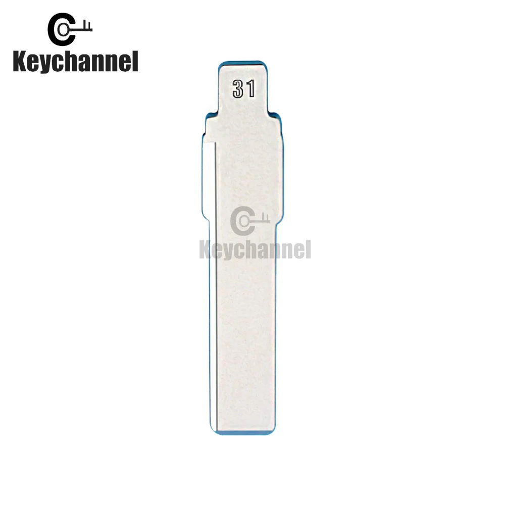 Keychannel 10PCS HU66 자동차 키 블레이드 #31 #86 KD 키 블랭크 KEYDIY Xhorse VVDI 리모콘 골프 MK7 폴로 제타 Tiguan 중복