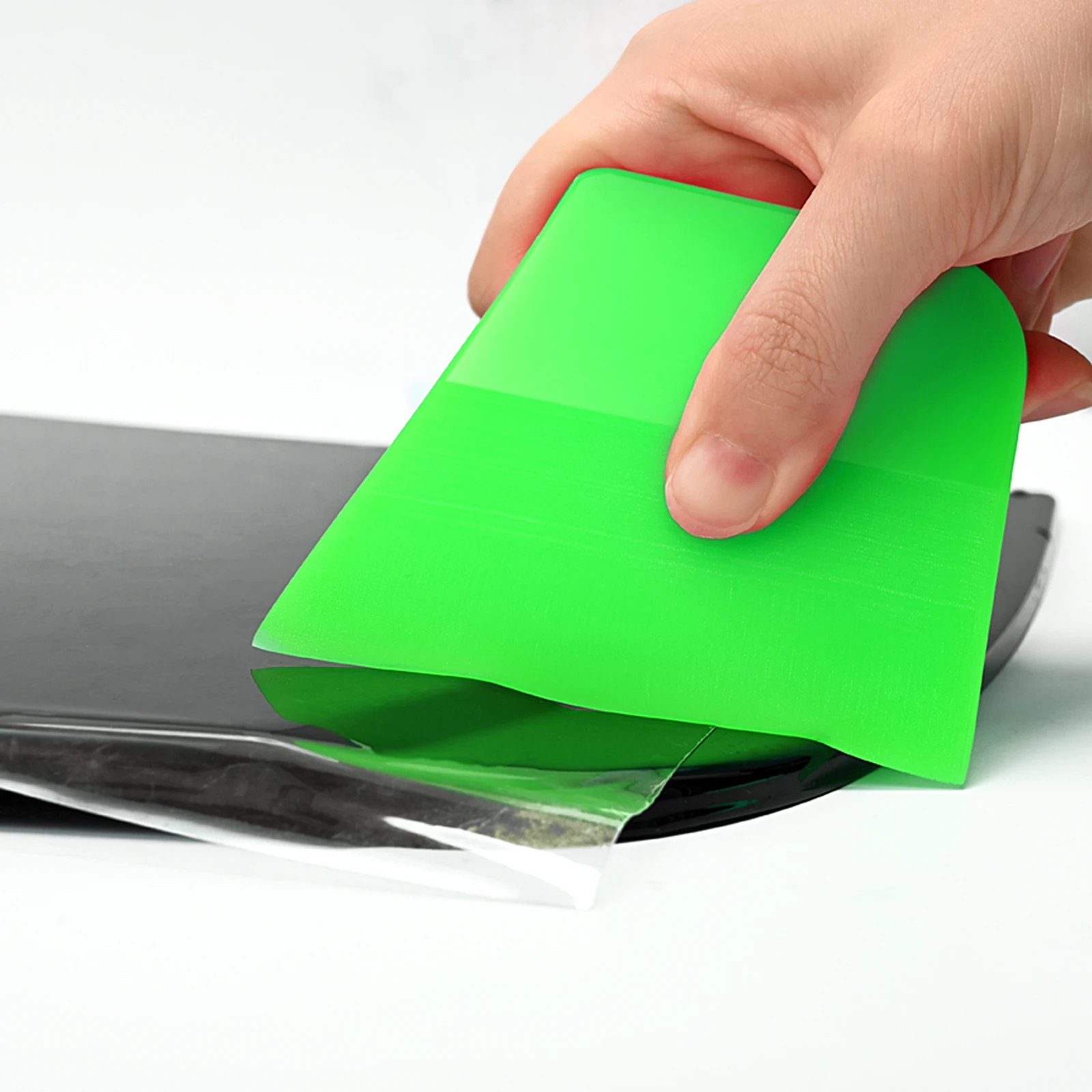 FOSHIO 자동차 비닐 고무 스퀴지 세트, 선물 상자 포함, 부드러운 PPF 청소 스크레이퍼, 창문 색조 설치, 보호 필름 랩 도구