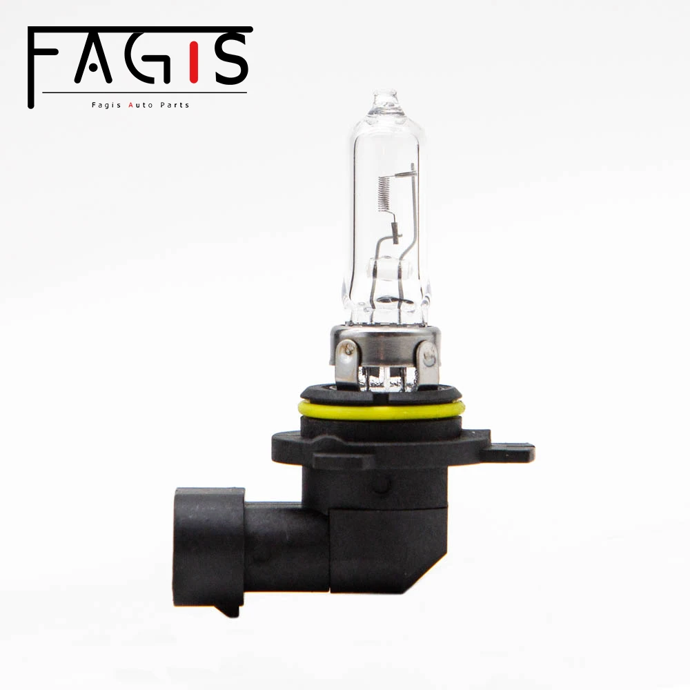 Fagis 자동차 헤드라이트 할로겐 전구, 미국 브랜드 9012 Hir2 12V 55W, 투명 3350K, 따뜻한 흰색, 자동차 헤드 램프, 1 개