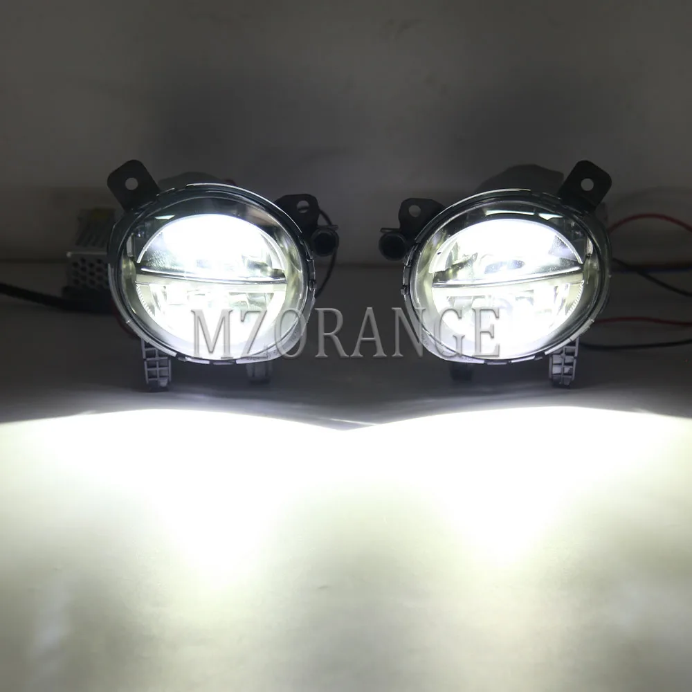 BMW F30 F31 F20 F22 F35 LCI 2012-2018 용 2x 안개등 헤드라이트, LED DRL 주행등 안개등, 1 쌍 63177315559 액세서리