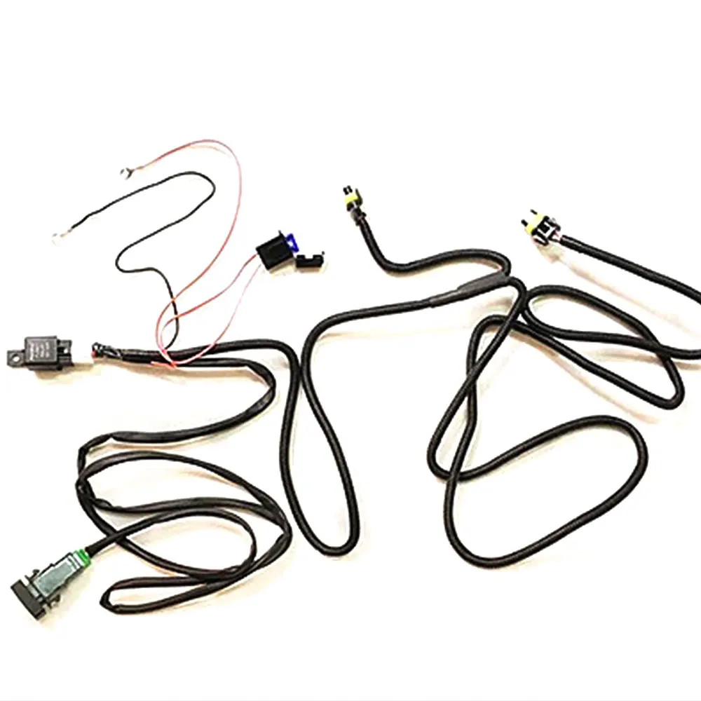 자동차 안개등 와이어 하네스 소켓 스위치 표시기 키트, 혼다 닛산 스즈키 아큐라 인피니티 포드 링컨용 액세서리, 12V