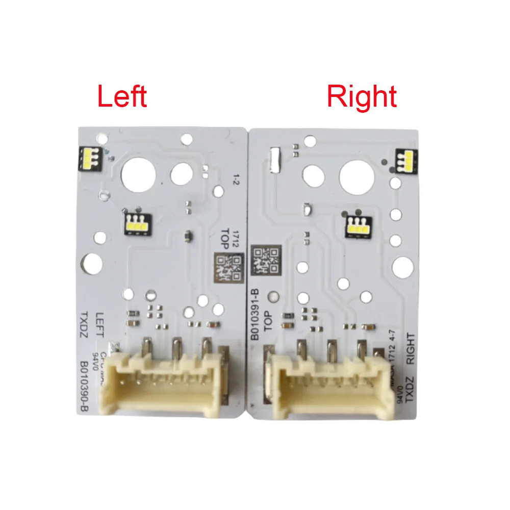 주간 주행등 칩, 2016-2019 인피니티 QX30 할로겐 헤드라이트 Q30 용, LED 전조등 B010390-B B010391-B L & R 화이트 DRL