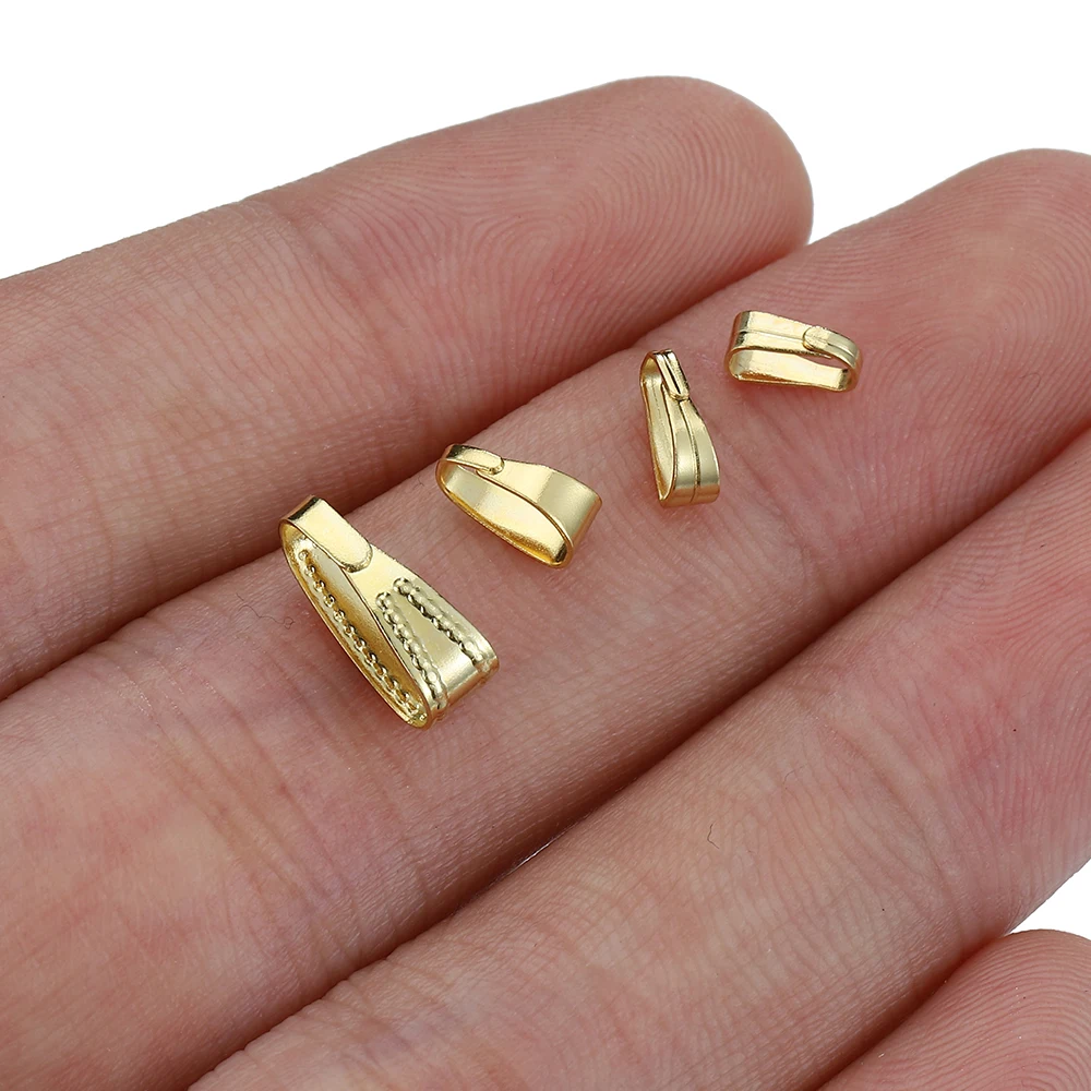 펜던트 참 커넥터용 스테인리스 스틸 버클 걸쇠, 클립 핀치 베일 걸쇠 목걸이, DIY 보석 만들기 액세서리, 50 개