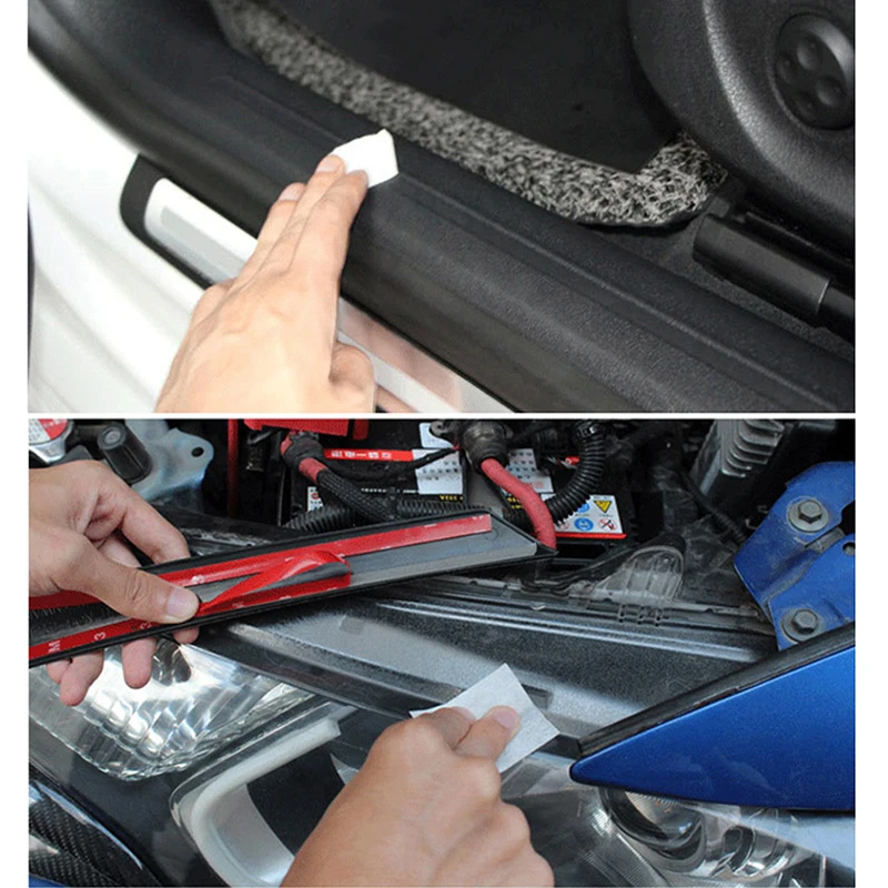 고강도 방수 양면 접착 테이프, 자동차 장식 고정 테이프, 회색, 3 계량기