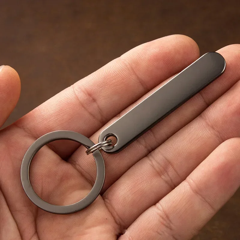 개인 맞춤 키 체인 자동차 전화 번호 이름 선물 남자 친구 키 체인, 맞춤형 키 체인