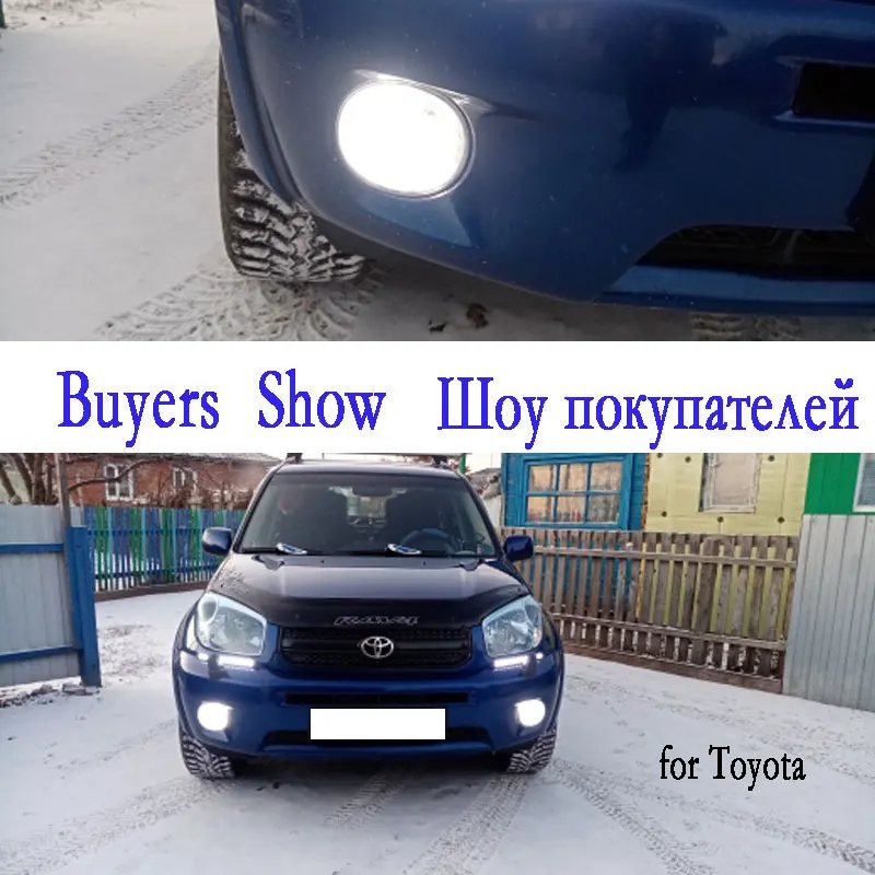 도요타 RAV4 2004 2005 헤드라이트, 렉서스 할로겐 LED 안개등, DRL 안개등, 도요타 4 러너 액세서리