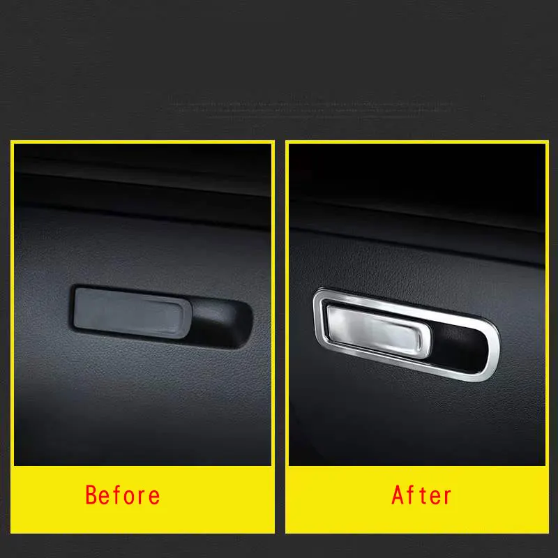 자동차 액세서리 코파일럿 글러브 박스 핸들 스위치 커버 트림, 메르세데스 벤츠 A B CLA GLB GLA 클래스 W177 W247 C118 W118 X247 H247