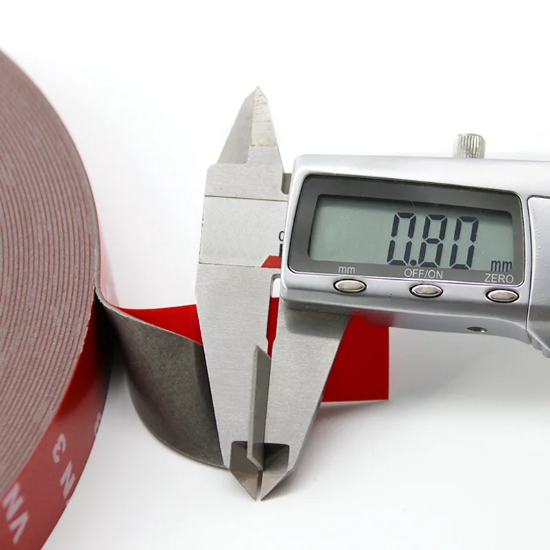 고강도 방수 양면 접착 테이프, 자동차 장식 고정 테이프, 회색, 3 계량기