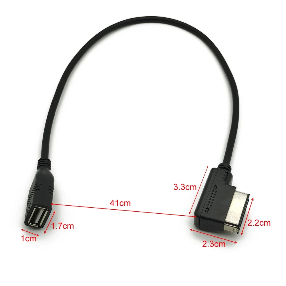 자동차 미디어 인터페이스 AMI MMI USB AUX 케이블 음악 어댑터 Audi A3 8V S3 A4 B6 B7 B8 A6 C6 C7 Q5 Q7, VW Golf 6 Passat B6 용