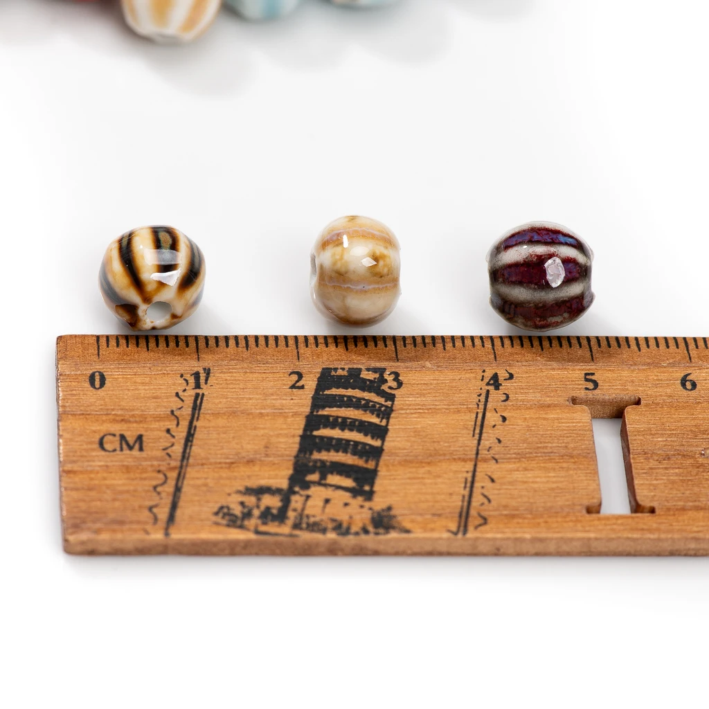 11 #20 개 수박 모양 품질 세라믹 비즈 도자기 중국 Specail 세라믹 비즈 # HY414