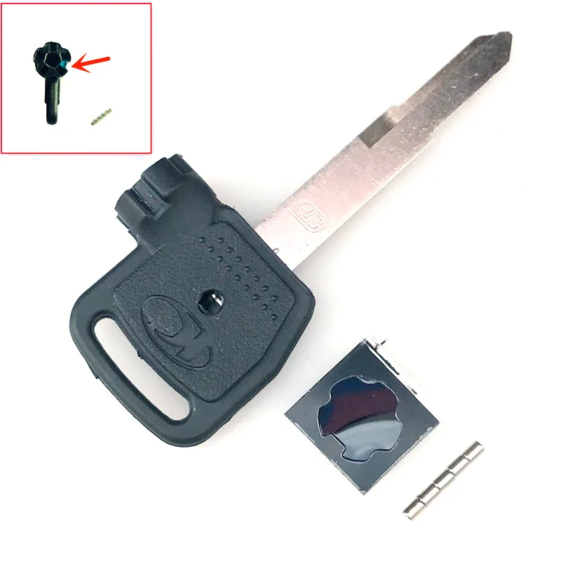 Kymco 오토바이 자석 키 블랭크 Ct250 300 400 레이싱 Kcc Acc 다이나믹 Superdink 125 너비 13.7 이상, 2 개