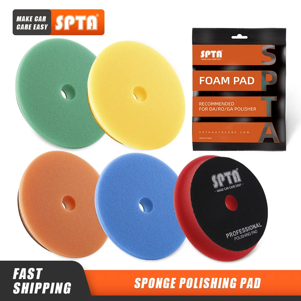 SPTA 스폰지 키트, DA/RO/GA 자동차 버퍼 폴리셔, 버핑 폴리싱 패드, 단일 판매, 5 인치 (125mm), 6 인치 (150mm) title=SPTA 스폰지 키트, DA/RO/GA 자동차 버퍼 폴리셔, 버핑 폴리싱 패드, 단일 판매, 5 인치 (125mm), 6 인치 (150mm) 