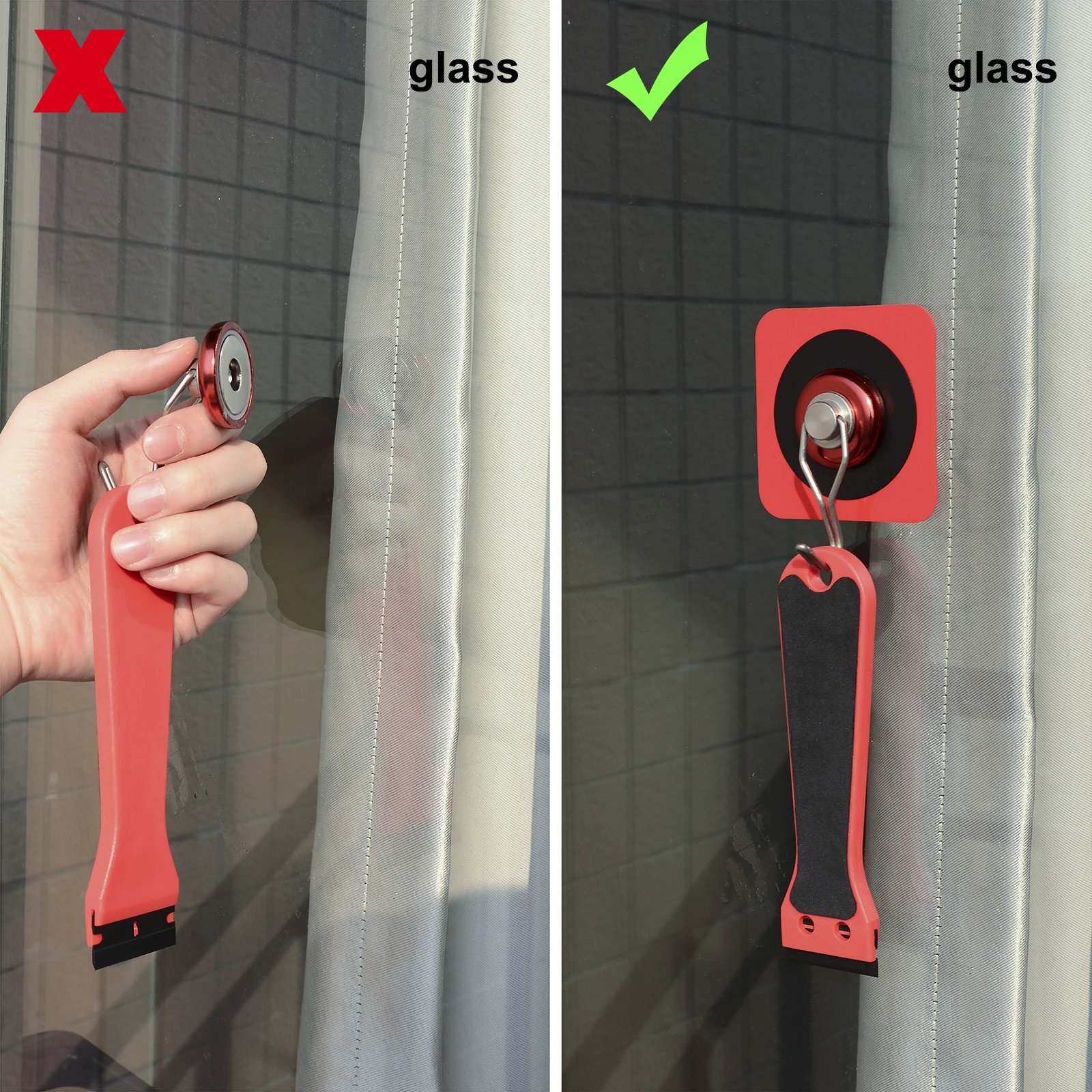 FOSHIO 자동차 포장용 실리콘 흡수 패치 시트, 유리창 틴트 필름 자석 거치대 수리 보조 도구, 탄소 섬유 비닐