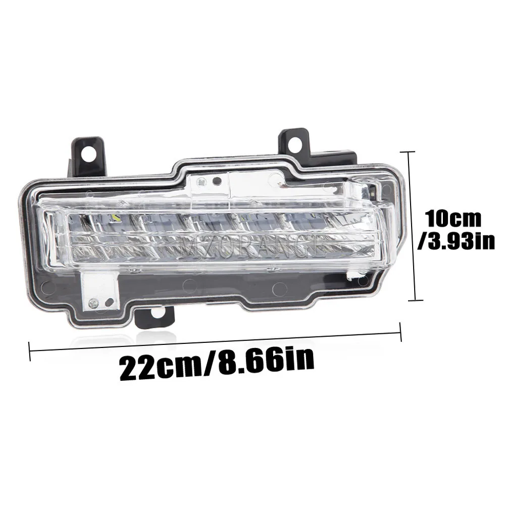 LED DRL for Mitsubishi Pajero 2015 2016 2017 2018 2019 2020, 몬테로 V98 주간 주행 등 헤드 라이트 화이트 Led 안개등