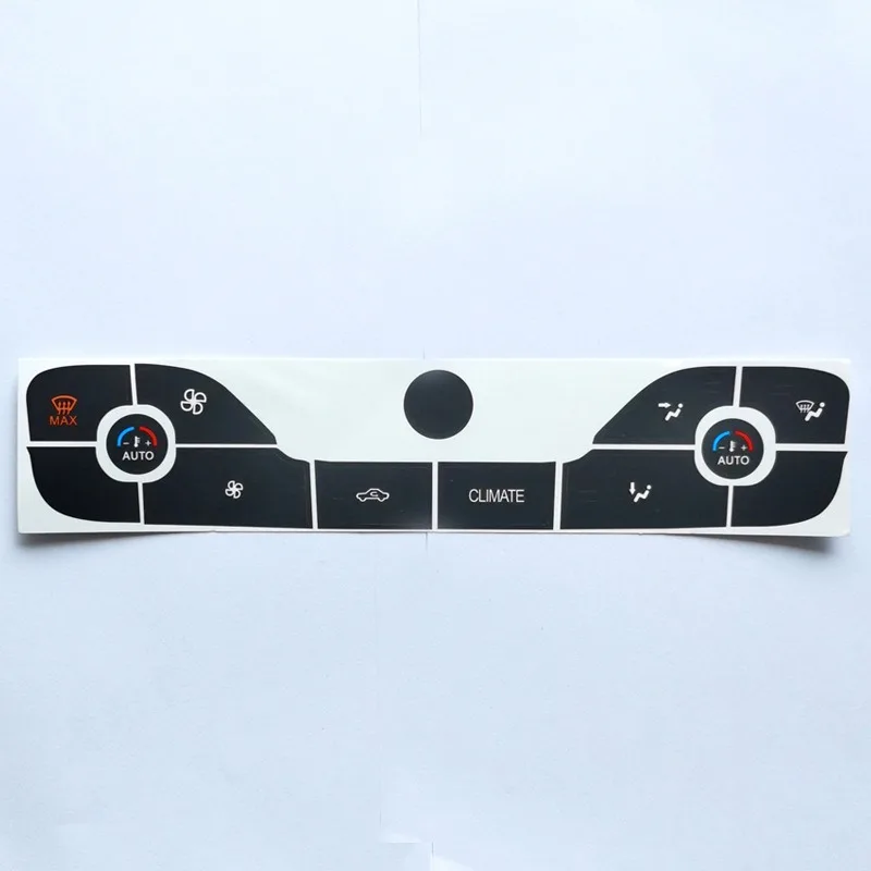 포드 S MAX MK1 GALAXY MK3 MONDEO MK4 용 비닐 수리 스티커, 2006 2015 고정 마모 내비게이션 라디오 CD 플레이어 기후 패널