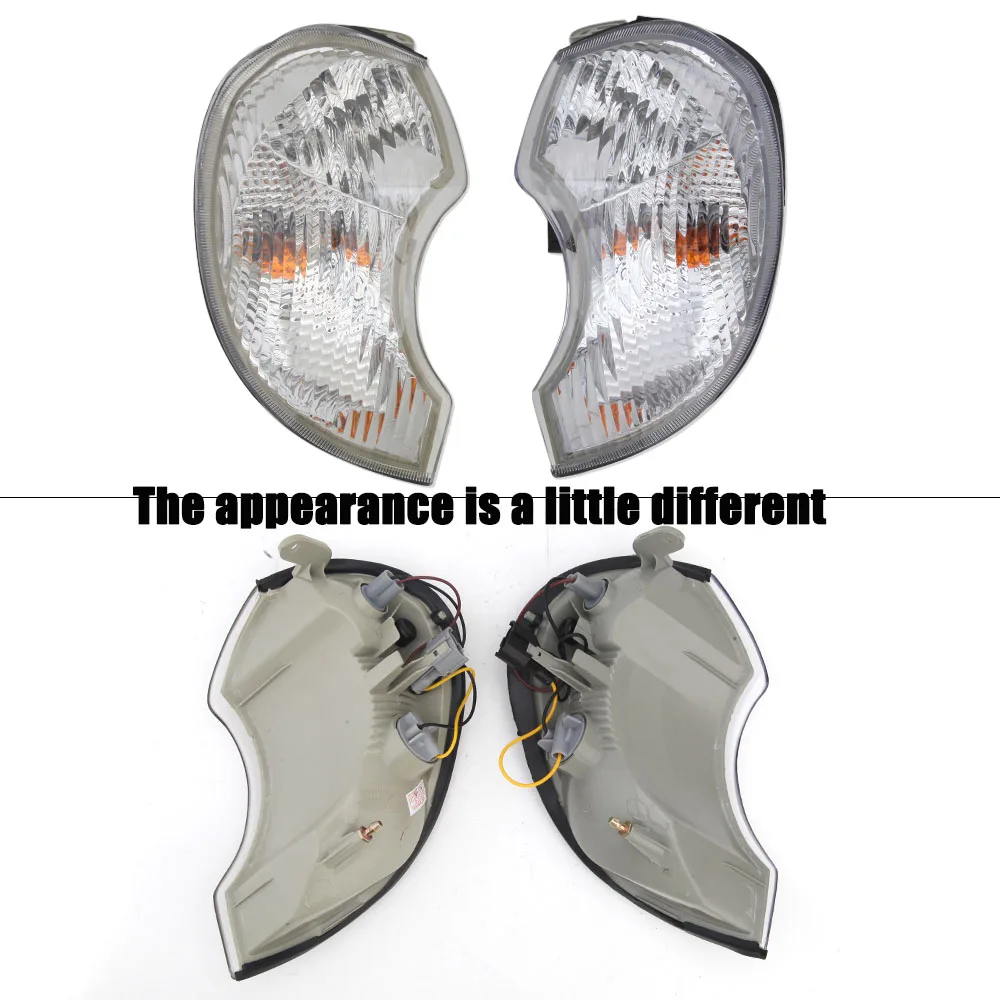 전조등 전면 코너 표시등, 현대 테라칸용 2001 2002 2003 2004 2005 2006 와이드 라이트 방향 지시등 전구 포함