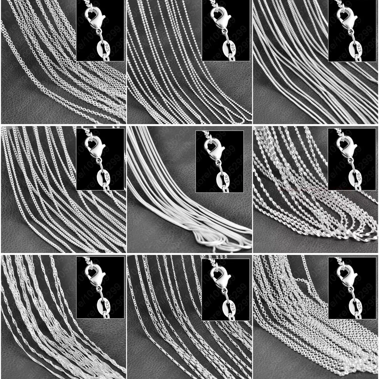 10 개 도매 순수 925 스털링 실버 매력 링크 체인 목걸이 보석 강한 부드러운 랍스터 걸쇠 16-30 인치 title=10 개 도매 순수 925 스털링 실버 매력 링크 체인 목걸이 보석 강한 부드러운 랍스터 걸쇠 16-30 인치 