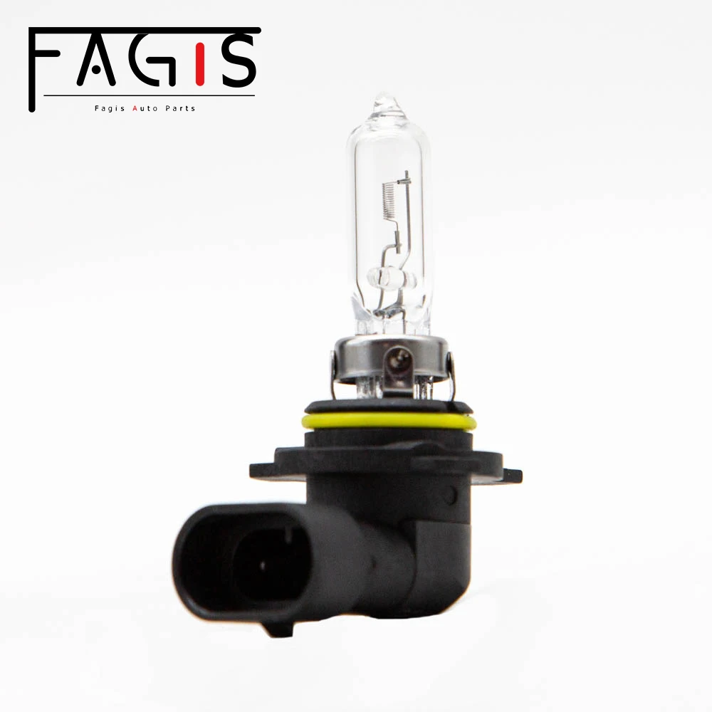 Fagis 자동차 헤드라이트 할로겐 전구, 미국 브랜드 9012 Hir2 12V 55W, 투명 3350K, 따뜻한 흰색, 자동차 헤드 램프, 1 개